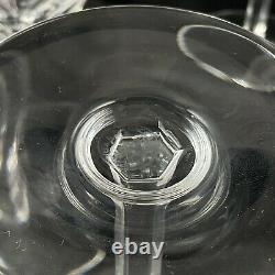 Set of 4 Baccarat Crystal Zurich Claret Wine Glasses EXCELLENT