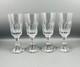 Set of 4 Baccarat France Crystal D'Assas Red Wine Claret Glass Goblets 6.75