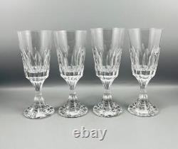 Set of 4 Baccarat France Crystal D'Assas Red Wine Claret Glass Goblets 6.75