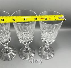 Set of 4 Baccarat France Crystal D'Assas Red Wine Claret Glass Goblets 6.75