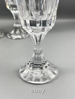 Set of 4 Baccarat France Crystal D'Assas Red Wine Claret Glass Goblets 6.75
