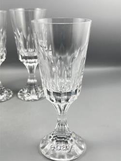 Set of 4 Baccarat France Crystal D'Assas Red Wine Claret Glass Goblets 6.75