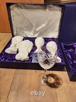 Set of 4 EDINBURGH CRYSTAL Wine Glasses Scotland