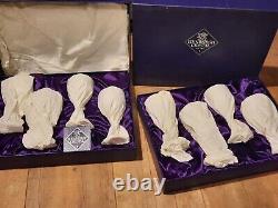 Set of 4 EDINBURGH CRYSTAL Wine Glasses Scotland