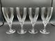 Set of 4 ORREFORS Crystal Carina Red Wine /Water Goblet Glasses, 7 1/4'', MINT