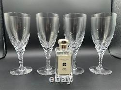 Set of 4 ORREFORS Crystal Carina Red Wine /Water Goblet Glasses, 7 1/4'', MINT