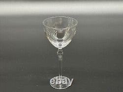 Set of (4) Orrefors Sweden ERIKA CLEAR 7.75 Claret Wine Glasses