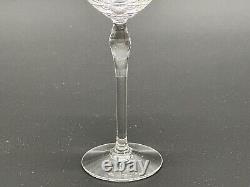 Set of (4) Orrefors Sweden ERIKA CLEAR 7.75 Claret Wine Glasses