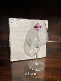 Set of 4 Pure Clean Crystal Wine Glasses Ravenscroft Box Amplified Collection