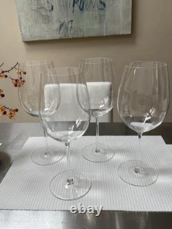 Set of 4 Riedel SOMMELIERS BORDEAUX GRAND CRU Crystal Wine Glasses! Pre-owned