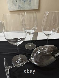 Set of 4 Riedel SOMMELIERS BORDEAUX GRAND CRU Crystal Wine Glasses! Pre-owned