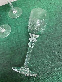 Set of 4 Rogaska Crystal GALLIA Wine Glasses 7 3/4