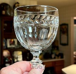 Set of 4 VILLEROY & BOCH MISS DESIREE 6.5 Clear Laurel Water Goblets Wine Glass