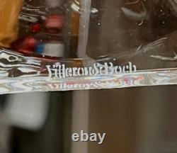 Set of 4 VILLEROY & BOCH MISS DESIREE 6.5 Clear Laurel Water Goblets Wine Glass