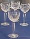 Set of 4 VTG Waterford Lismore Hock Balloon Wine Glasses 7 1/4 Discontinued
