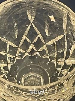 Set of 4 VTG Waterford Lismore Hock Balloon Wine Glasses 7 1/4 Discontinued