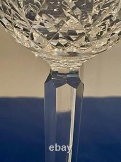 Set of 4 VTG Waterford Lismore Hock Balloon Wine Glasses 7 1/4 Discontinued