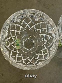 Set of 4 VTG Waterford Lismore Hock Balloon Wine Glasses 7 1/4 Discontinued