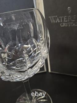 Set of 4 Vintage Waterford Lismore Hock Balloon Wine Glasses 7 1/4 Discontinued