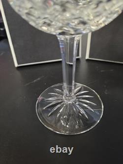 Set of 4 Vintage Waterford Lismore Hock Balloon Wine Glasses 7 1/4 Discontinued