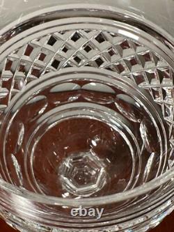 Set of 4 Vtg WATERFORD CRYSTAL Castletown 10 oz. Water/Wine Glasses 7.5 IRELAND