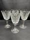 Set of 4 Waterford CLARE Crystal Claret Wine Glasses 5 7/8 Tall