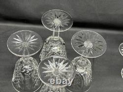 Set of 4 Waterford CLARE Crystal Claret Wine Glasses 5 7/8 Tall