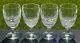 Set of 4 Waterford Colleen Short Stem Crystal Wine Glasses 4.5 4 oz