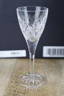 Set of 4 Waterford Crystal 6 1/2 Cordial Wine Glasses #40032219