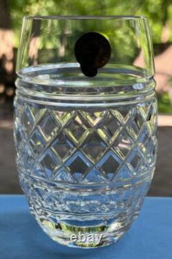 Set of 4 Waterford Crystal Castle Stemless Wine Glasses #1055243 NEW in Box