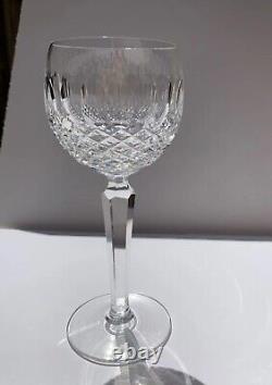 Set of 4 Waterford Crystal Colleen 7 Short Stem Hock Wine Glasses Retired