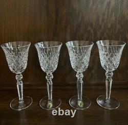 Set of (4) Waterford Crystal'Crosshaven Wine Glass' 7 7/8 H