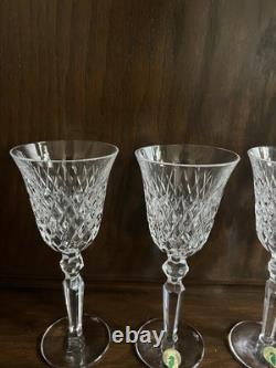 Set of (4) Waterford Crystal'Crosshaven Wine Glass' 7 7/8 H