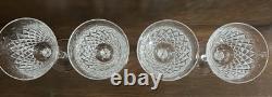 Set of (4) Waterford Crystal'Crosshaven Wine Glass' 7 7/8 H