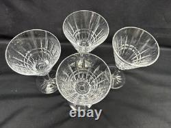 Set of 4 Waterford Crystal GLENMORE Claret Wine 6 1/2 Tall