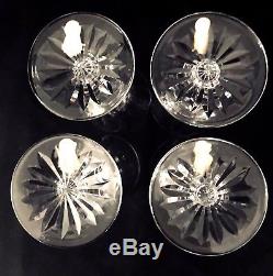 Set of 4 Waterford Crystal Innisfail 6 3/8 Claret Wine Glasses, NEW