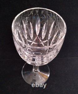 Set of 4 Waterford Crystal Kildare Claret Wine Glasses 6-1/2H