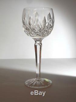 Set of 4 Waterford Crystal Lismore Hock Wine Glasses NEW
