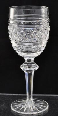 Set of 4 Waterford Cut Crystal Castletown 7 1/8 Inch Claret Glasses