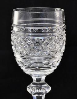 Set of 4 Waterford Cut Crystal Castletown 7 1/8 Inch Claret Glasses