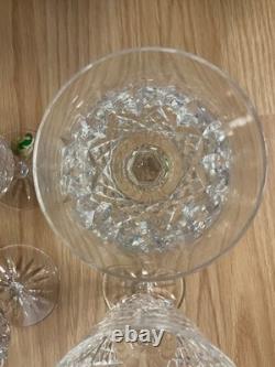 Set of 4 Waterford Lismore Claret Wine Glasses with Box Free Shipping