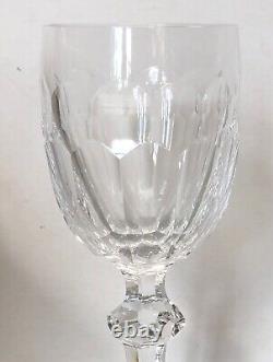 Set of 4 Waterord Crystal Curraghmore Claret Wine Glasses 7 1/8 excellent cond