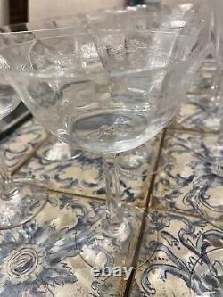 Set of 48 Lenox Crystal Castle Garden Water Wine Champagne Iced Tea Goblets NEW