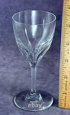 Set of 5 French Baccarat Crystal 5¼ Genova Sherry Wine Glasses