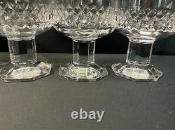 Set of 5 Orrefors Crystal GUSTAV ADOLF II Wine Glasses 4 3/8 Tall