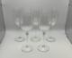 Set of 5 Orrefors Crystal PRELUDE Clear Claret Wine Glasses