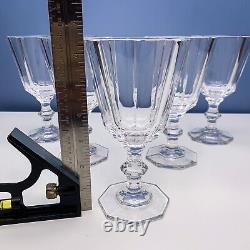 Set of 5 Villeroy & Boch ROYALE 6.5 Crystal Water Goblets Wine Glass Set SIGNED