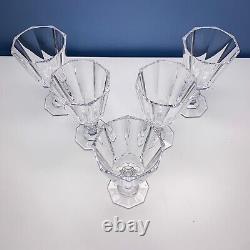 Set of 5 Villeroy & Boch ROYALE 6.5 Crystal Water Goblets Wine Glass Set SIGNED