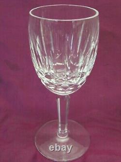 Set of 5 WATERFORD crystal KILDARE claret wine glasses 6.5