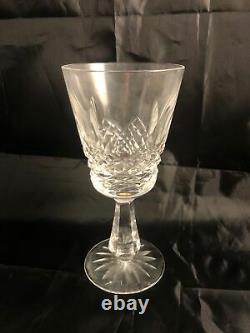 Set of 5 Waterford Crystal KENMARE Claret Wine Glasses Discontinued Pattern